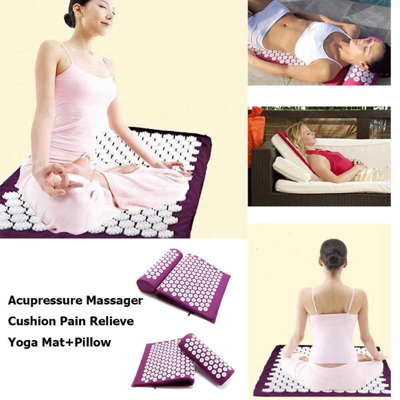 ZenPress Acupressure Mat & Pillow Set